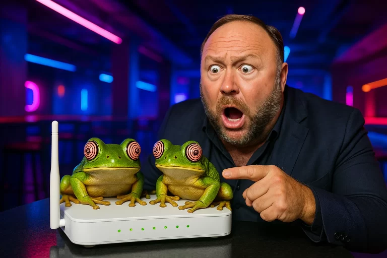 Alex Jones: Big Tech, Feds Creating ‘Human Botnet’ Using Router Waves to Spawn Replicators