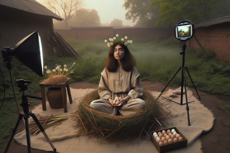 TikTok’s ‘Feral Easter’ Trend Has 26-Year-Olds Nesting in Yards With Raw Eggs and Calling It ‘Healing’