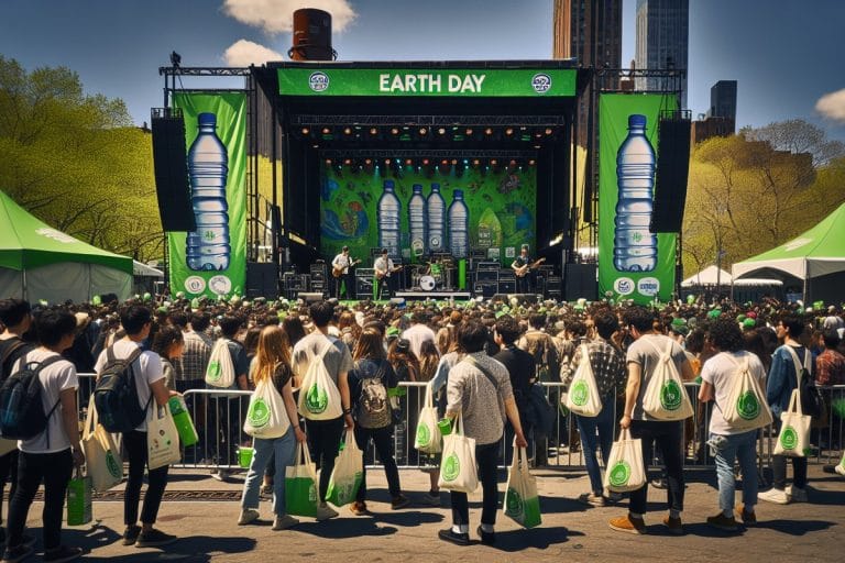 Earth Day Sponsors Now Include Three Oil Majors, a Lithium Mine, and a Bottled Water Brand Called ‘Glacier Therapy’